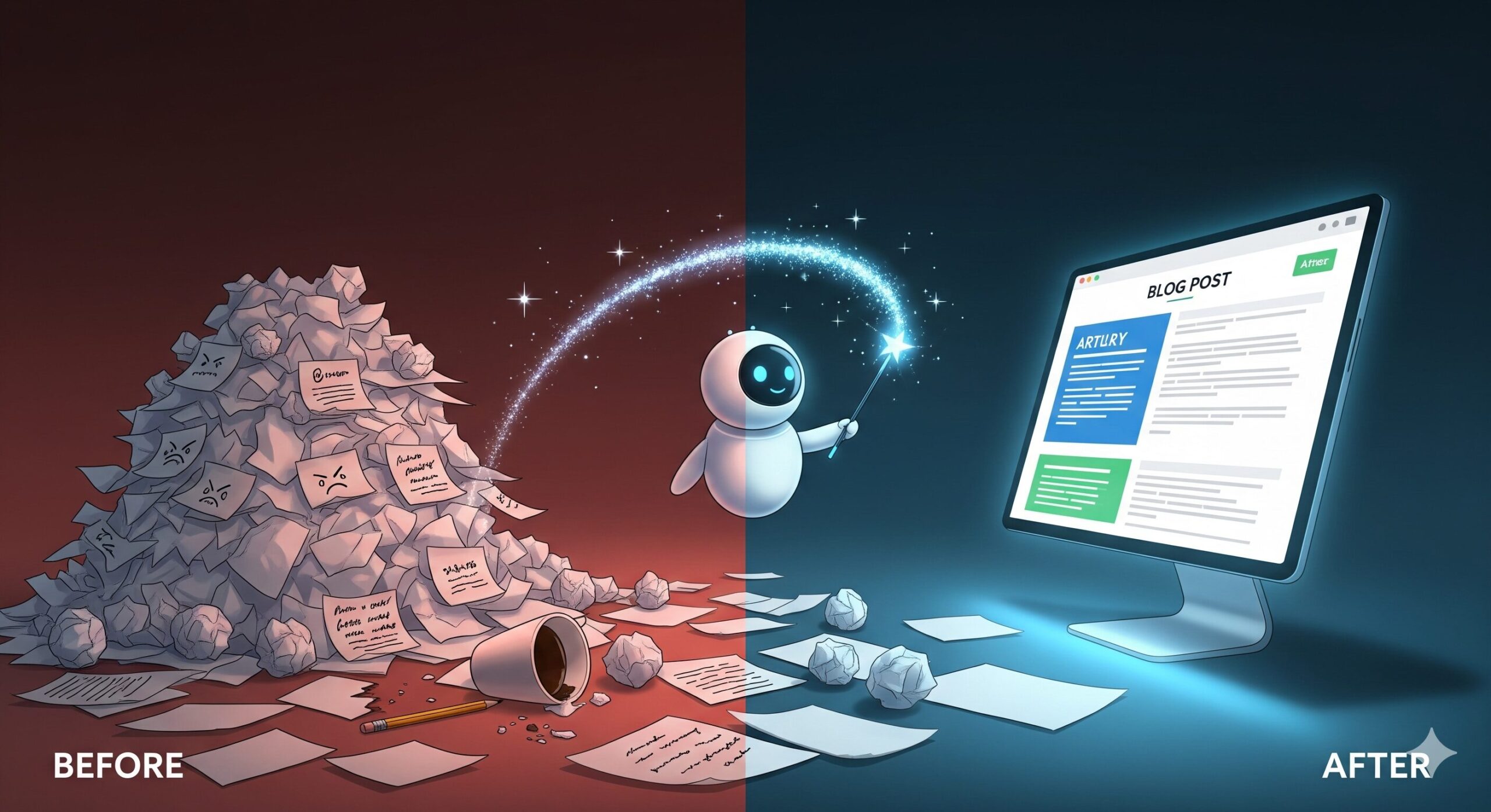 AIでブログ記事をリライト：劇的改善の4ステップガイドと失敗対策