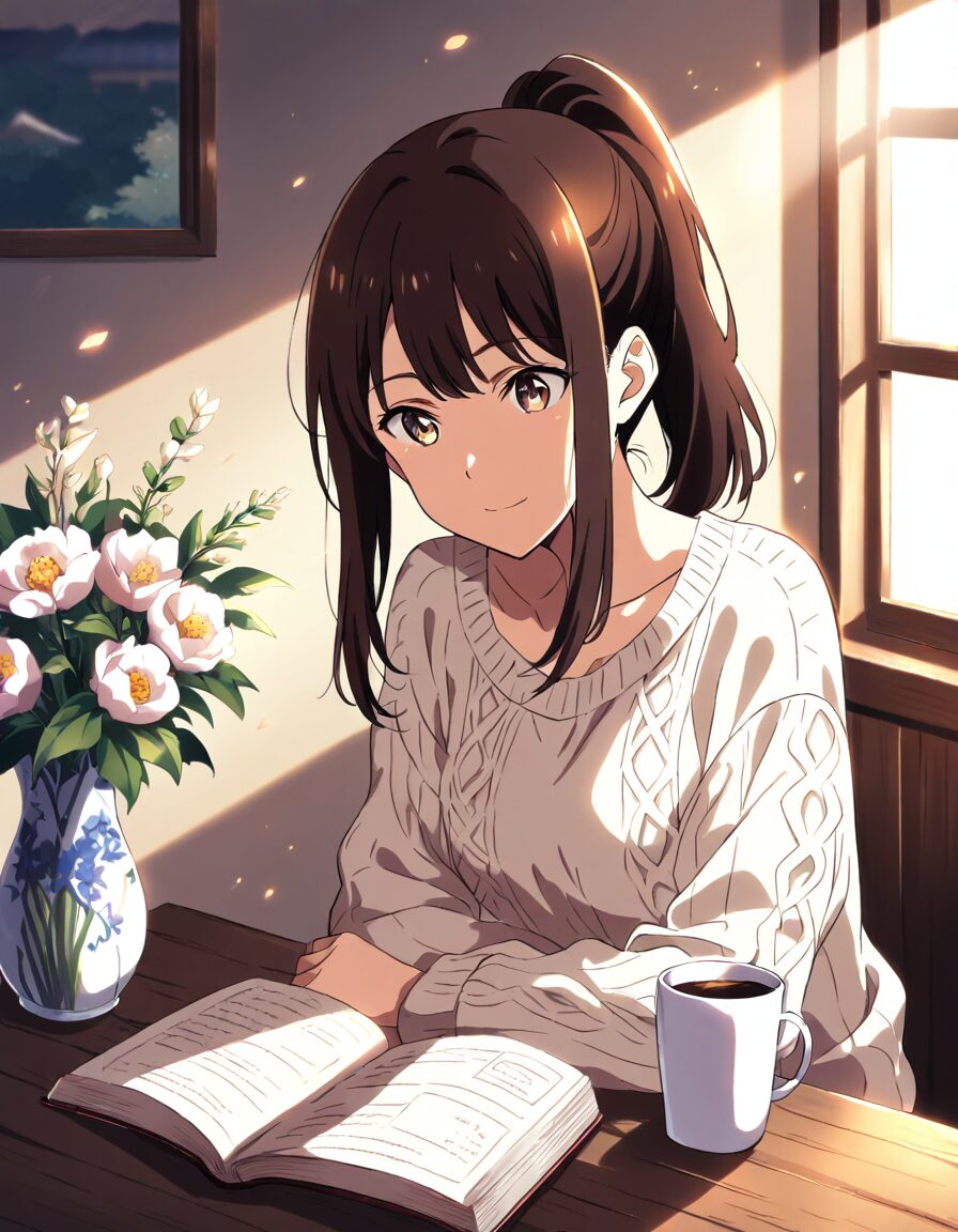 LoRA - 朝のカフェ